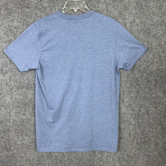 Gildan Activewear Text T-Shirt Women M Blue “Where Is Far Away. . .” - Picture 6 of 7